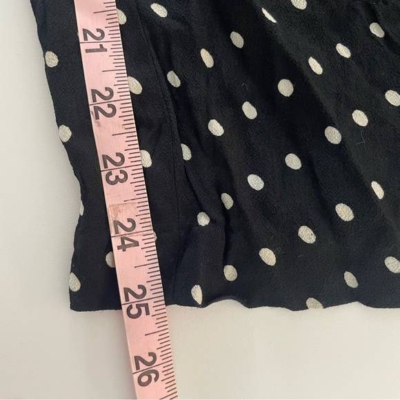 Madewell True Black White Polka Dot Tank Wide-Leg Jumpsuit - 20774 - Picture 11 of 12